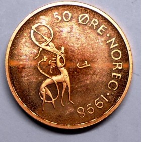 NORWAY 50 Ore 1998 PROOF