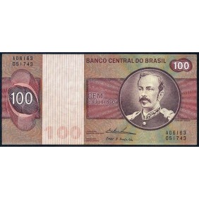 BRAZIL 100 Cruzeiros 1974