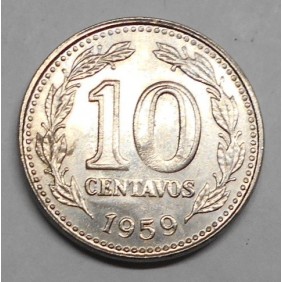 ARGENTINA 10 Centavos 1959