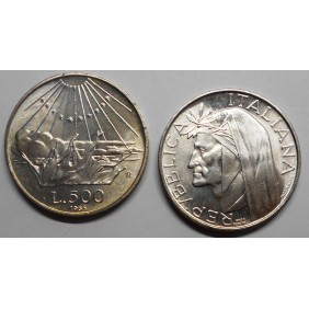 500 Lire Dante 1965 AG