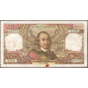 FRANCE 100 Francs 02.01.1976