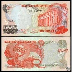 VIET NAM SOUTH 500 Dong 1970