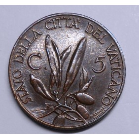 VATICANO Pio XI 5 Centesimi...