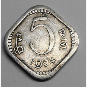 INDIA 5 Paise 1974 C