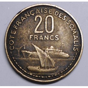 FRENCH SOMALILAND 20 Francs...