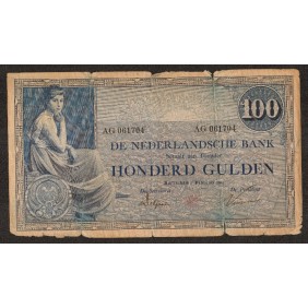 NETHERLANDS 100 Gulden 1922