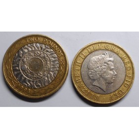 GREAT BRITAIN 2 Pounds 1998...
