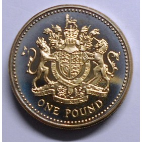 GREAT BRITAIN 1 Pound 1983...