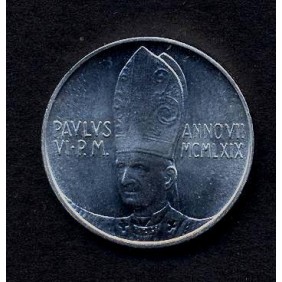 VATICANO 10 Lire 1969