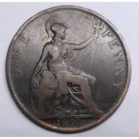GREAT BRITAIN 1 Penny 1897