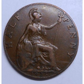 GREAT BRITAIN 1/2 Penny 1925