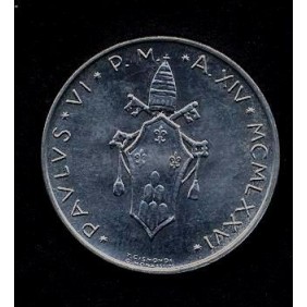 VATICANO 10 Lire 1976