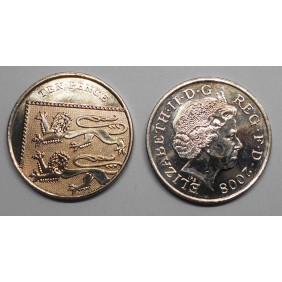 GREAT BRITAIN 10 Pence 2008...
