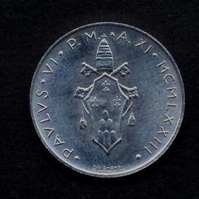 VATICANO 10 Lire 1973