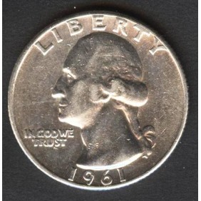 USA Washington Quarter 1961 AG