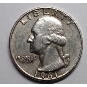 USA Washington Quarter 1961 D