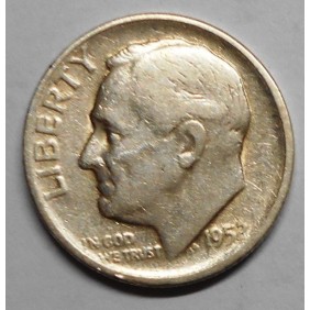 USA Roosevelt Dime 1952S AG