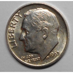 USA Roosevelt Dime 1963 AG