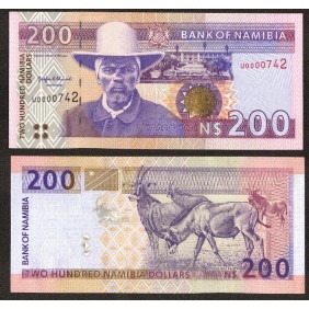 NAMIBIA 200 Dollars 1996...