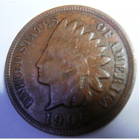 USA 1 Cent 1906 Indian Head