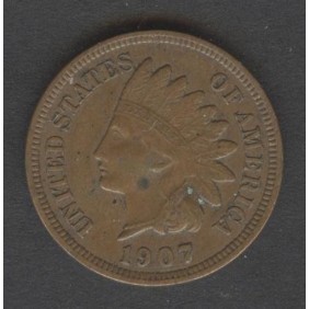 USA 1 Cent 1907 Indian Head