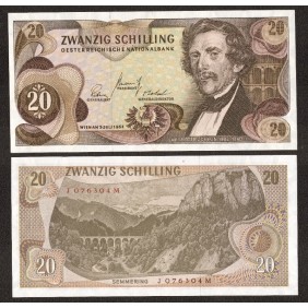 AUSTRIA 20 Schilling 1967