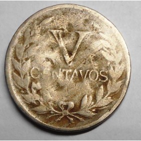 COLOMBIA 5 Centavos 1946...