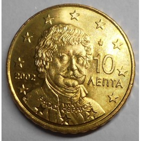 GREECE 10 Euro Cent 2002 F