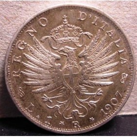 1 Lira 1907 AG - FDC