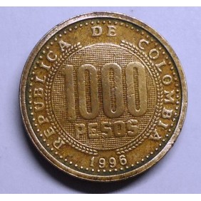 COLOMBIA 1000 Pesos 1996