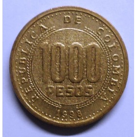 COLOMBIA 1000 Pesos 1998