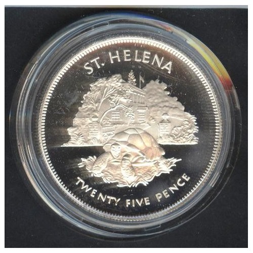 SAINT HELENA 25 Pence 1977...
