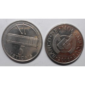MOZAMBIQUE 5 Meticais 2006