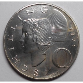 AUSTRIA 10 Schilling 1971 AG