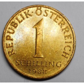 AUSTRIA 1 Schilling 1988
