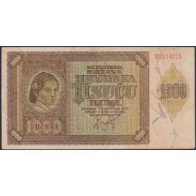 CROATIA 1000 Kuna 1941