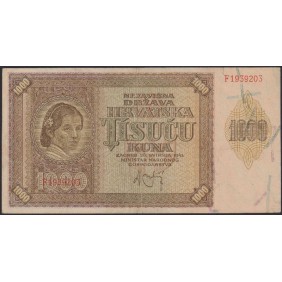 CROATIA 1000 Kuna 1941
