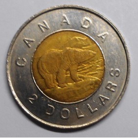 CANADA 2 Dollars 1996...