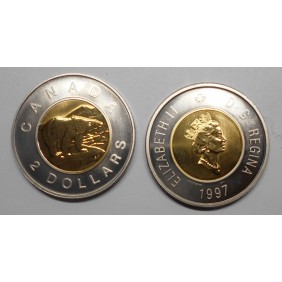 CANADA 2 Dollars 1997...
