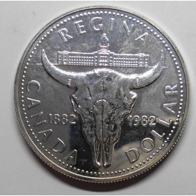 CANADA 1 Dollar 1982 Regina AG