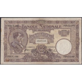 BELGIUM 100 Francs 15.03.1923
