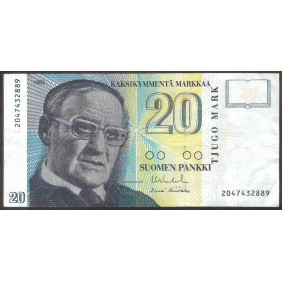 FINLAND 20 Markkaa 1993