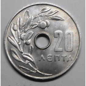 GREECE 20 Lepta 1964