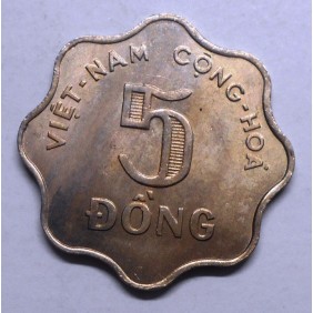 VIET NAM SOUTH 5 Dong 1966