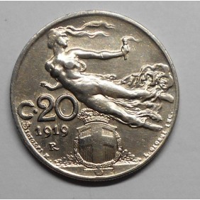 20 Centesimi 1919 donna...