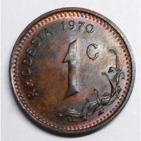 RHODESIA 1 Cent 1970