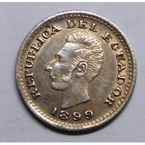 ECUADOR 1/2 Decimo 1899 AG