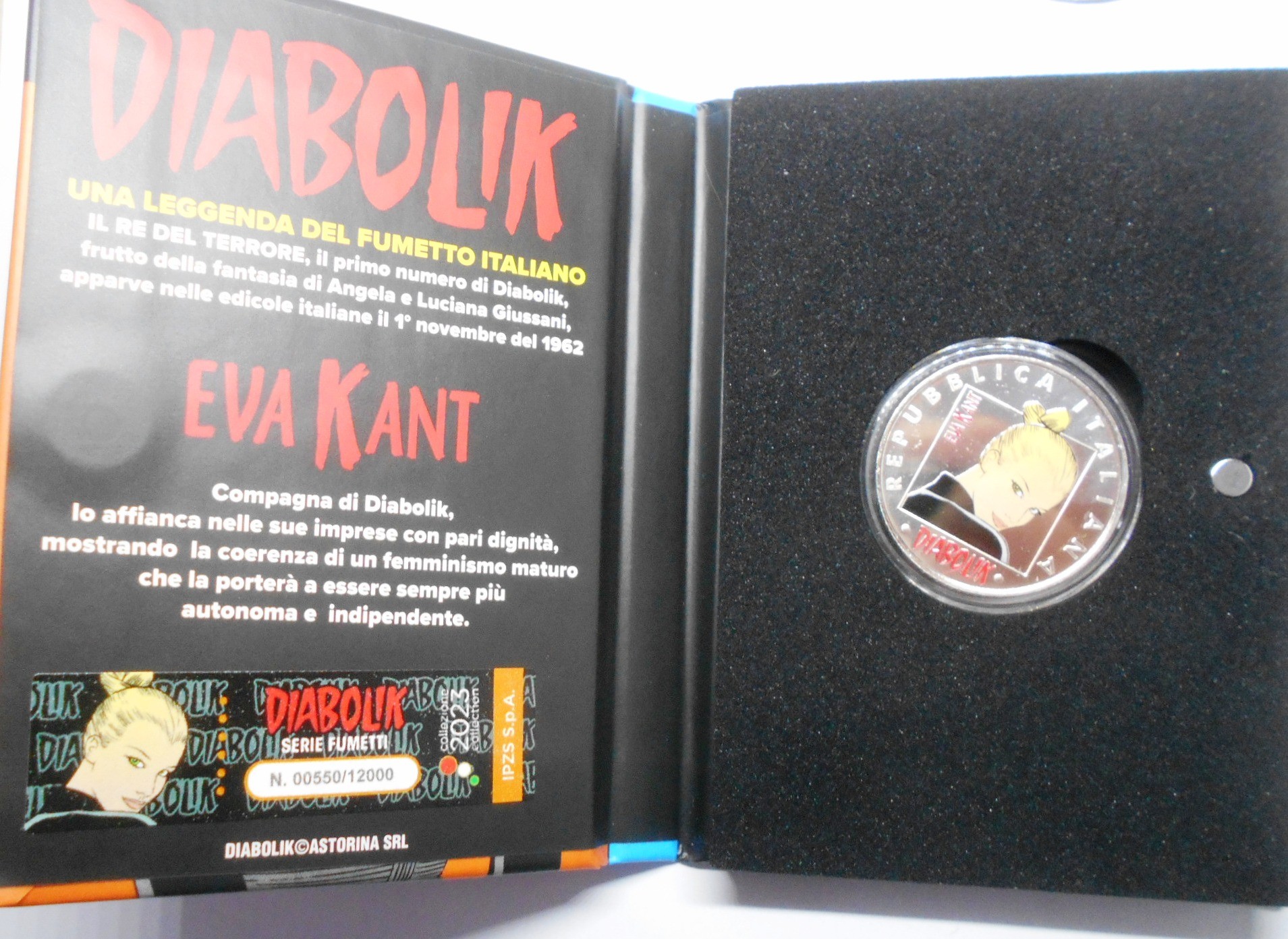 5 euro Serie Fumetti: Diabolik - EVA KANT