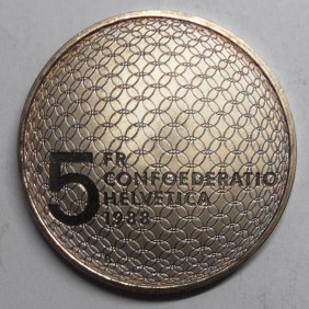 SWITZERLAND 5 Francs 1988...