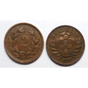 SWITZERLAND 2 Rappen 1937
